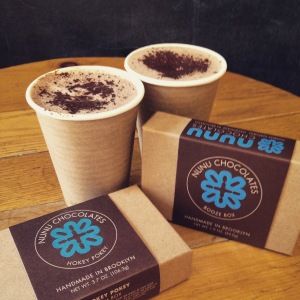 The Nunu Chocolate Goods: Cozy Hot Chocolate, Hokey Pokey, Booze Box